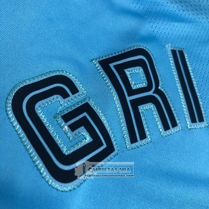 Camiseta Memphis Grizzlies Ja Morant NO 12 Statement Autentico 2021-22 Azul